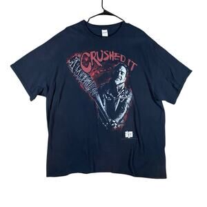 Retro Y2K Walking Dead Negan Crushed It T-shirt - 2XL